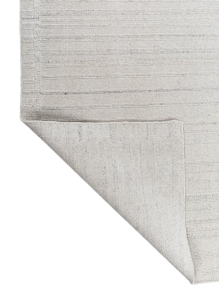 aprezo ivory wool flat weaves Rug - Backing Shot aprezo ivory wool flat weaves Rug - Backing Shot