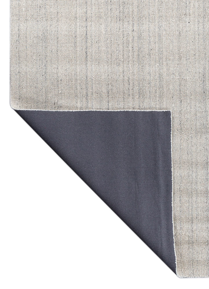 saga ivory wool hand loom Rug - Backing Shot saga ivory wool hand loom Rug - Backing Shot