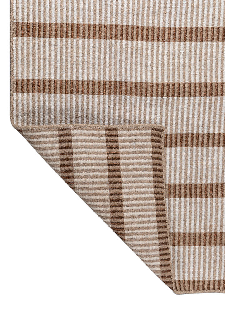 nomadic threads beige and brown jute and hemp flat weaves Rug - Backing Shot