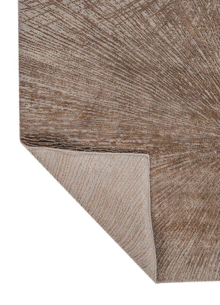 uvenuti grey and black wool and bamboo silk hand knotted Rug - Backing Shot uvenuti grey and black wool and bamboo silk hand knotted Rug - Backing Shot