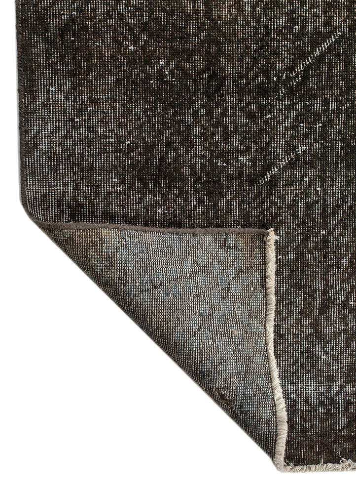 lacuna beige and brown wool hand knotted Rug - Backing Shot lacuna beige and brown wool hand knotted Rug - Backing Shot