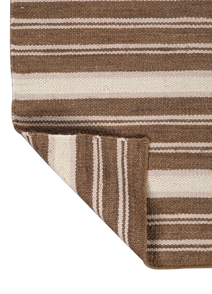nomadic threads beige and brown jute and hemp flat weaves Rug - Backing Shot nomadic threads beige and brown jute and hemp flat weaves Rug - Backing Shot