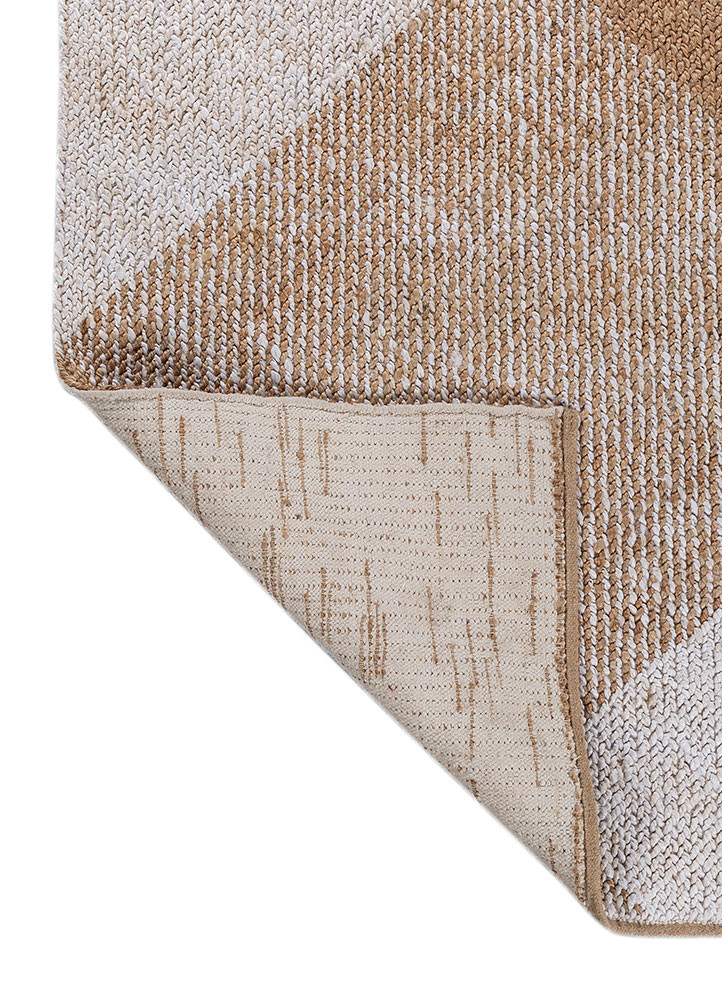 noadic threads beige and brown jute and hemp flat weaves Rug - Backing Shot noadic threads beige and brown jute and hemp flat weaves Rug - Backing Shot