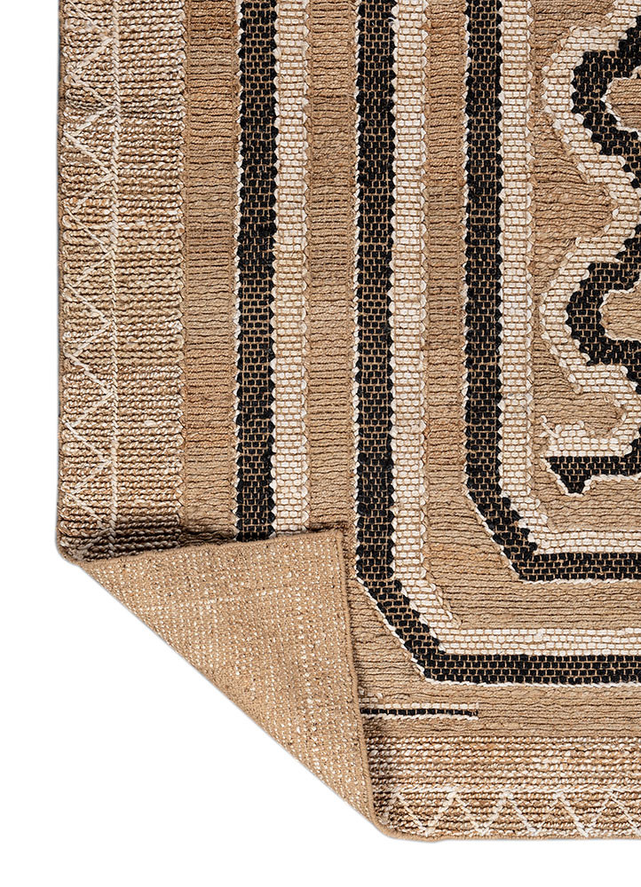 nomadic threads ivory jute and hemp flat weaves Rug - Backing Shot