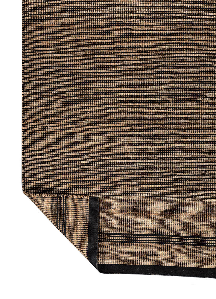 nomadic threads beige and brown jute and hemp flat weaves Rug - Backing Shot nomadic threads beige and brown jute and hemp flat weaves Rug - Backing Shot