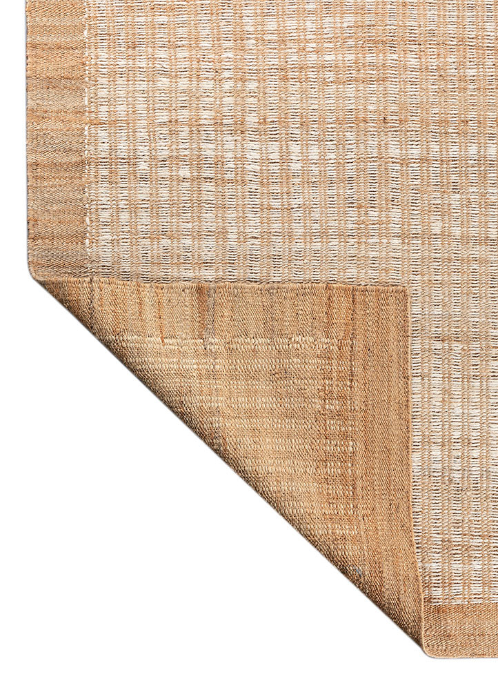nomadic threads beige and brown jute and hemp flat weaves Rug - Backing Shot nomadic threads beige and brown jute and hemp flat weaves Rug - Backing Shot