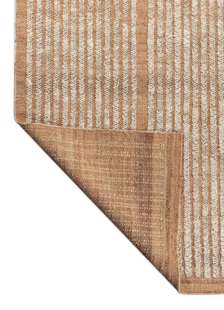 nomadic threads beige and brown jute and hemp flat weaves Rug - Backing Shot nomadic threads beige and brown jute and hemp flat weaves Rug - Backing Shot