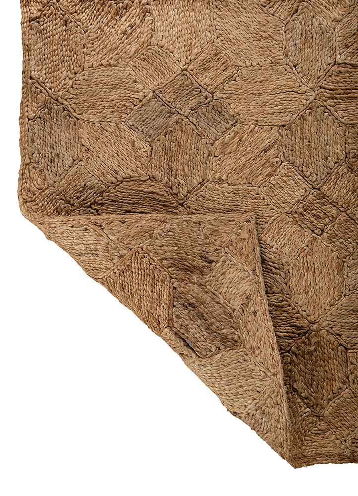 nomadic threads beige and brown jute and hemp flat weaves Rug - Backing Shot nomadic threads beige and brown jute and hemp flat weaves Rug - Backing Shot