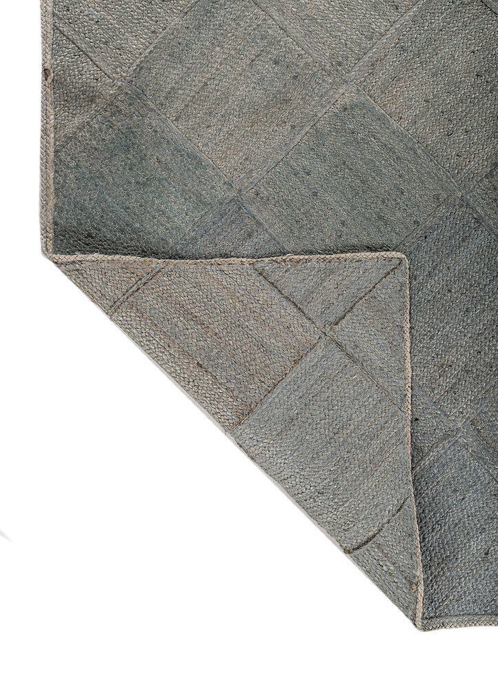 nomadic threads blue jute and hemp flat weaves Rug - Backing Shot nomadic threads blue jute and hemp flat weaves Rug - Backing Shot