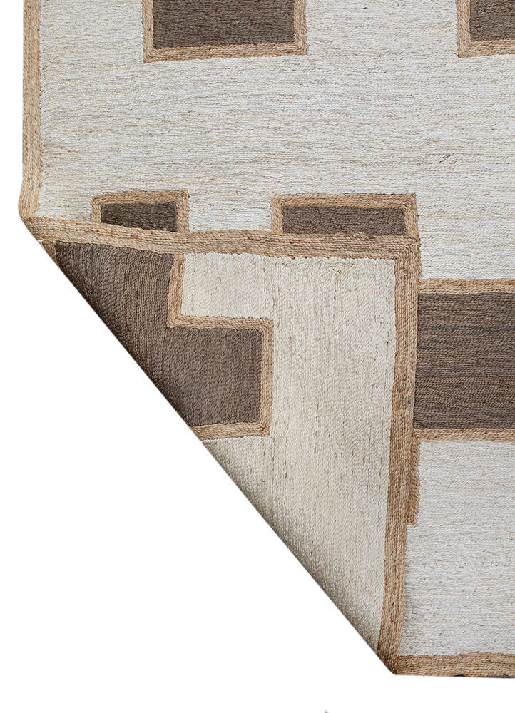 nomadic threads ivory jute and hemp flat weaves Rug - Backing Shot