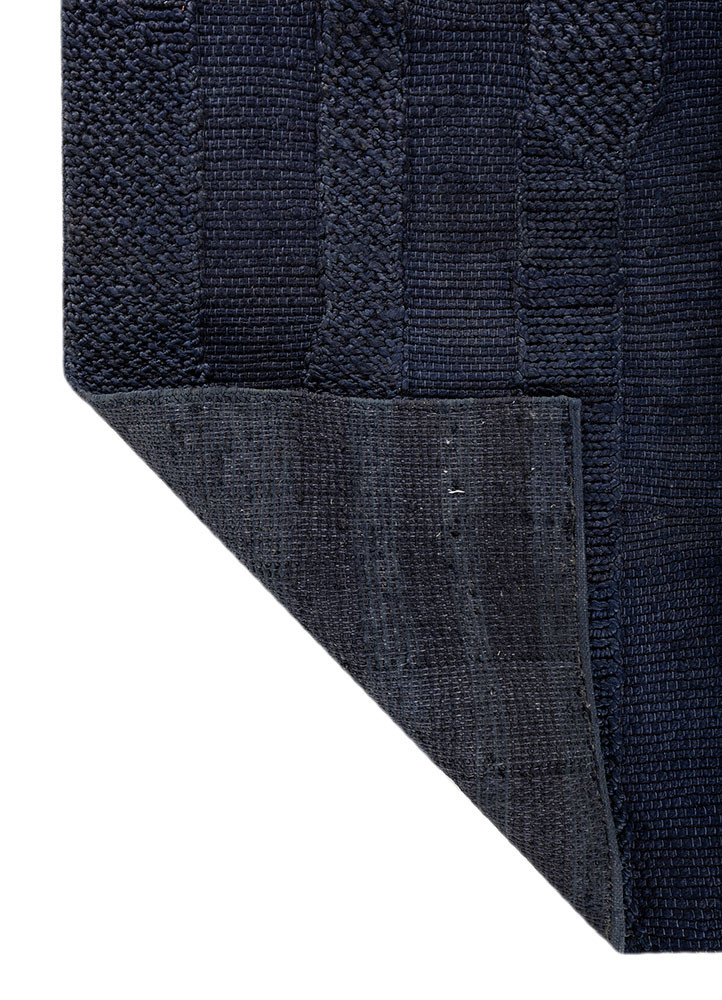nomadic threads blue jute and hemp flat weaves Rug - Backing Shot nomadic threads blue jute and hemp flat weaves Rug - Backing Shot