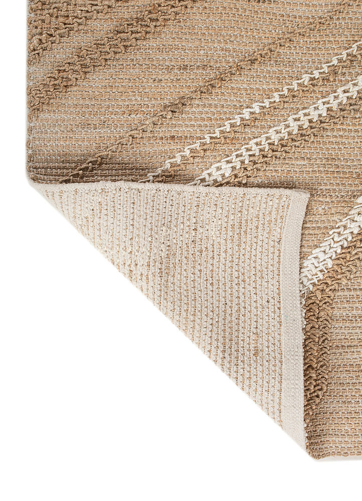 nomadic threads ivory jute and hemp flat weaves Rug - Backing Shot