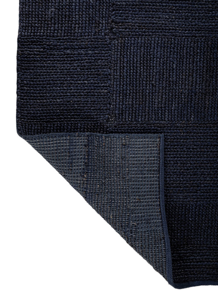 nomadic threads blue jute and hemp flat weaves Rug - Backing Shot nomadic threads blue jute and hemp flat weaves Rug - Backing Shot