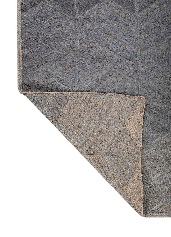 nomadic threads blue jute and hemp flat weaves Rug - Backing Shot nomadic threads blue jute and hemp flat weaves Rug - Backing Shot