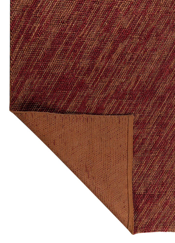 nomadic threads red and orange jute and hemp flat weaves Rug - Backing Shot nomadic threads red and orange jute and hemp flat weaves Rug - Backing Shot