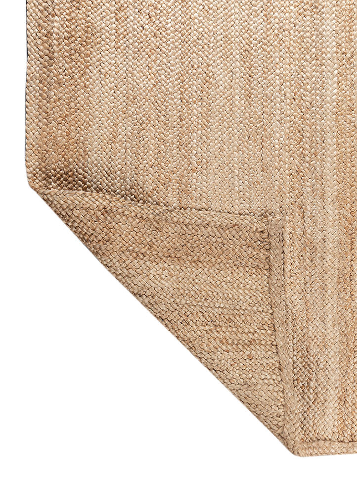 nomadic threads beige and brown jute and hemp flat weaves Rug - Backing Shot