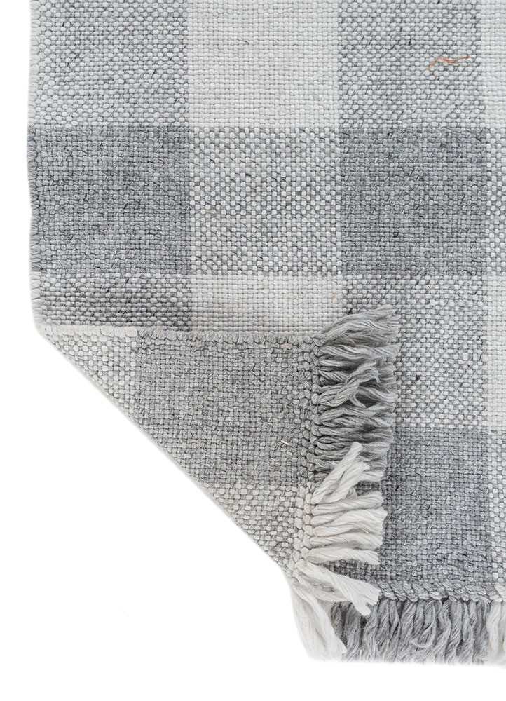 indusbar blue polyester flat weaves Rug - Backing Shot indusbar blue polyester flat weaves Rug - Backing Shot