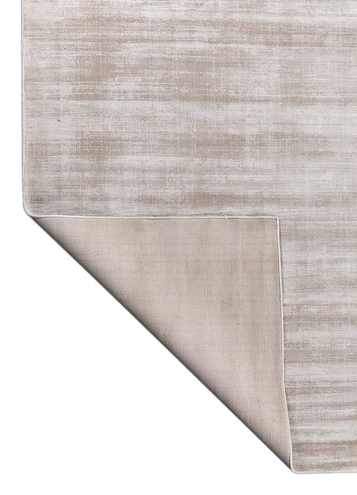 saga grey and black viscose hand loom Rug - Backing Shot saga grey and black viscose hand loom Rug - Backing Shot