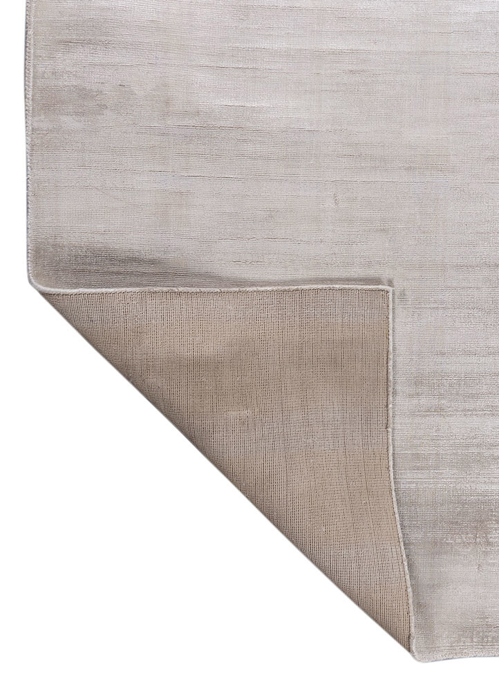 saga grey and black viscose hand loom Rug - Backing Shot saga grey and black viscose hand loom Rug - Backing Shot