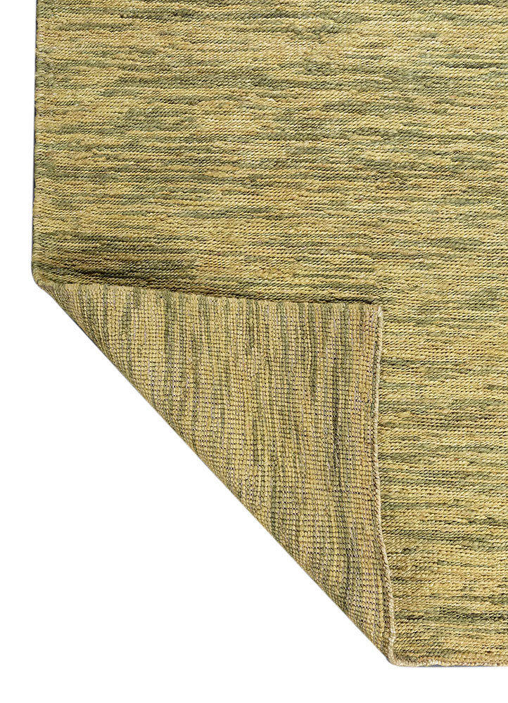 nomadic threads green jute and hemp hand knotted Rug - Backing Shot nomadic threads green jute and hemp hand knotted Rug - Backing Shot