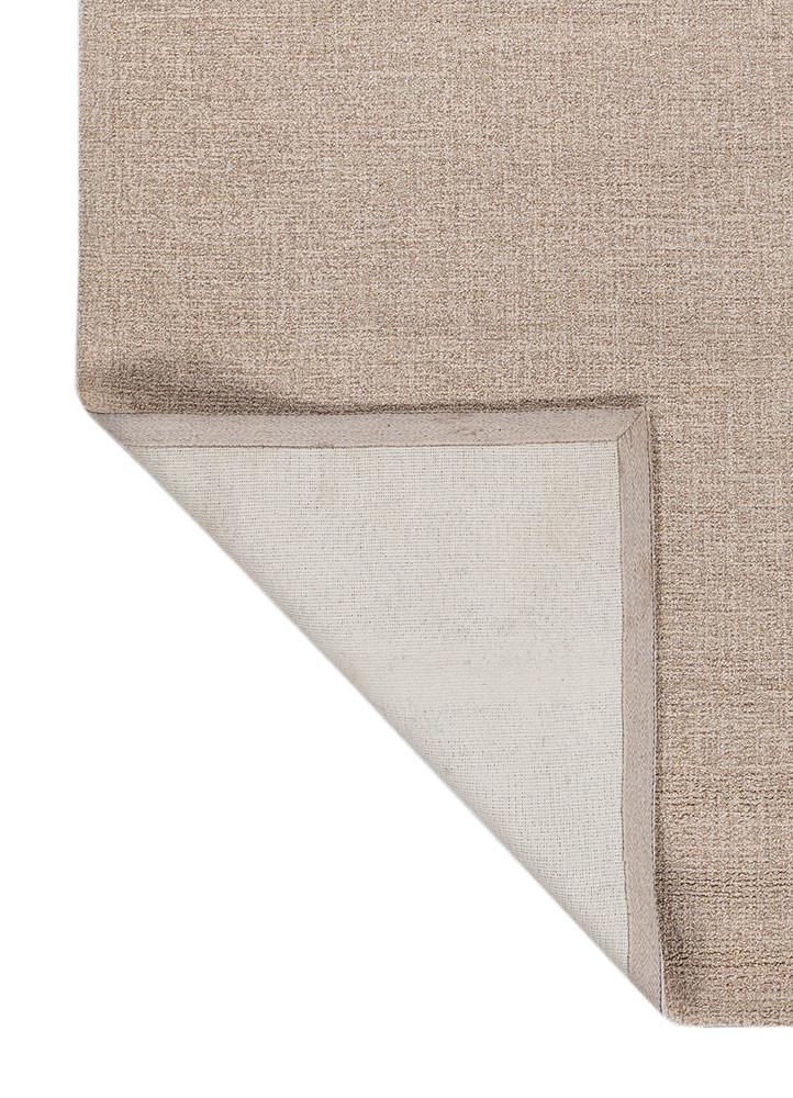 pathways ivory wool hand tufted Rug - Backing Shot