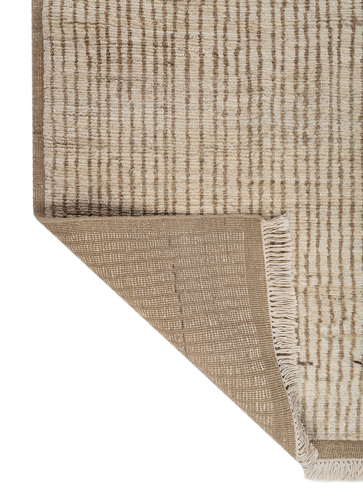 manifest ivory wool hand knotted Rug - Backing Shot manifest ivory wool hand knotted Rug - Backing Shot