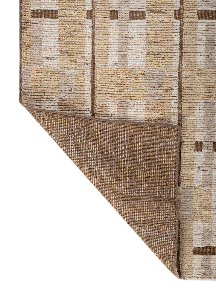 manifest ivory wool hand knotted Rug - Backing Shot manifest ivory wool hand knotted Rug - Backing Shot