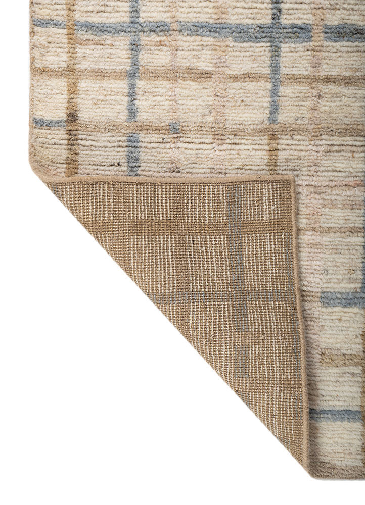 manifest ivory wool hand knotted Rug - Backing Shot manifest ivory wool hand knotted Rug - Backing Shot