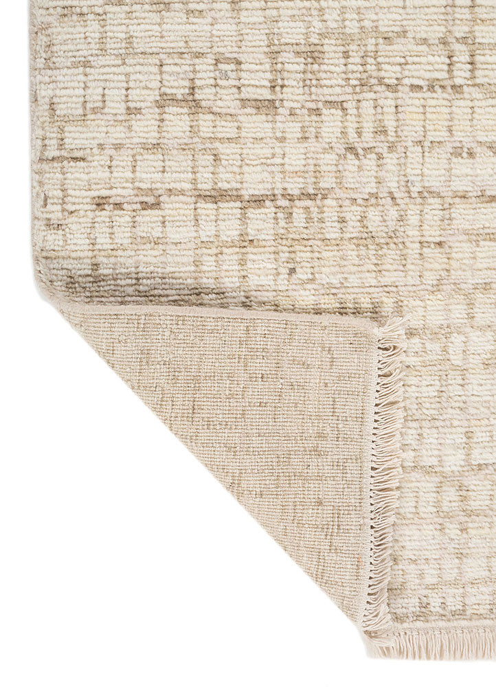 manifest ivory afghan wool hand knotted Rug - Backing Shot manifest ivory afghan wool hand knotted Rug - Backing Shot