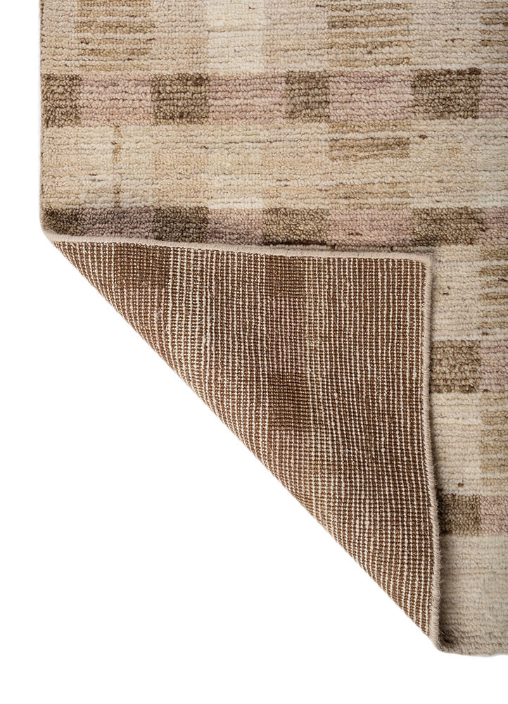 manifest pink and purple wool hand knotted Rug - Backing Shot manifest pink and purple wool hand knotted Rug - Backing Shot