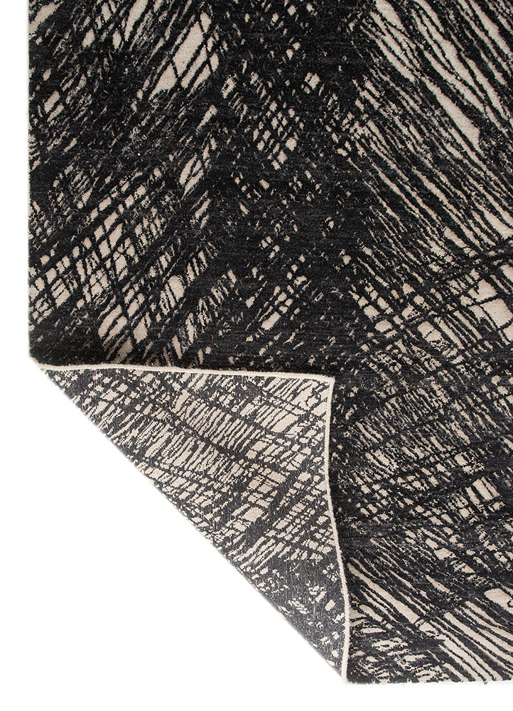 free verse by kavi ivory wool and silk hand knotted Rug - Backing Shot free verse by kavi ivory wool and silk hand knotted Rug - Backing Shot