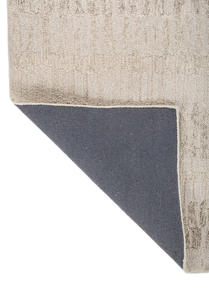 pathways ivory wool hand tufted Rug - Backing Shot pathways ivory wool hand tufted Rug - Backing Shot