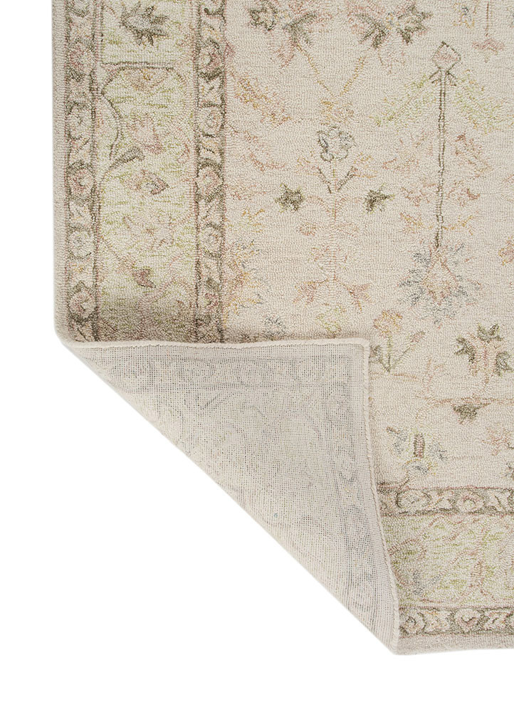 kasbah ivory wool hand tufted Rug - Backing Shot kasbah ivory wool hand tufted Rug - Backing Shot