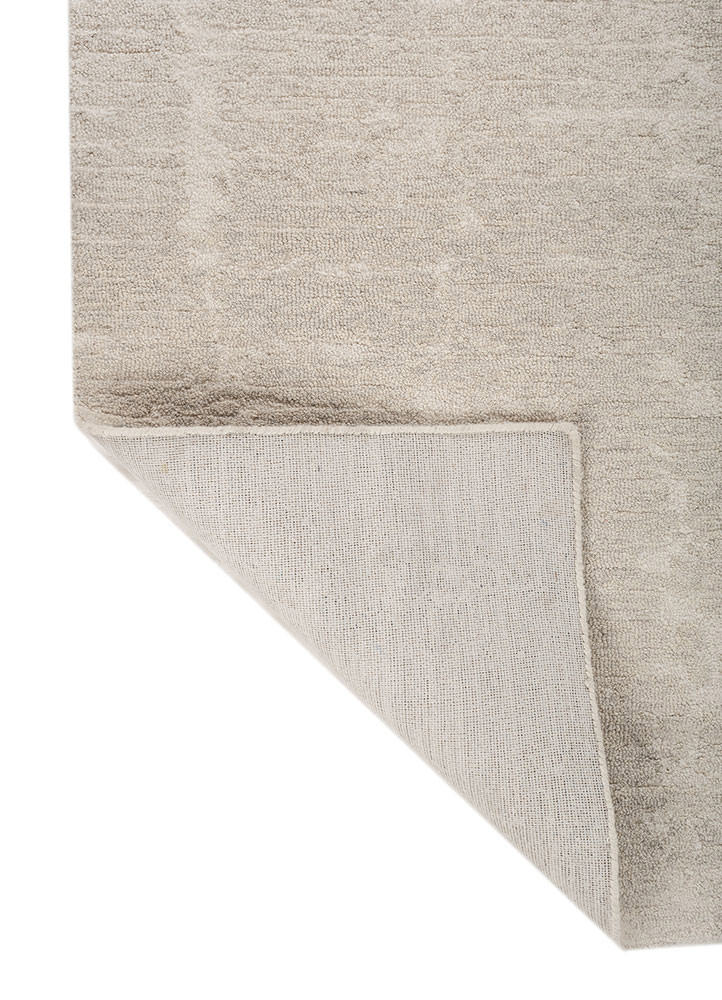pathways ivory wool hand tufted Rug - Backing Shot pathways ivory wool hand tufted Rug - Backing Shot