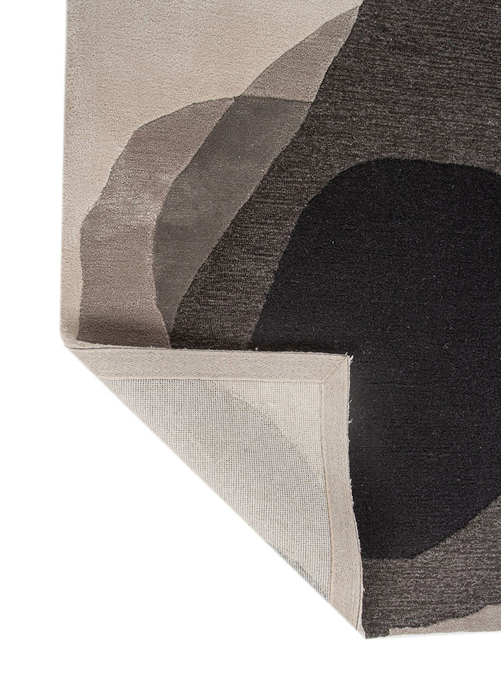 joy ivory wool and viscose hand tufted Rug - Backing Shot joy ivory wool and viscose hand tufted Rug - Backing Shot