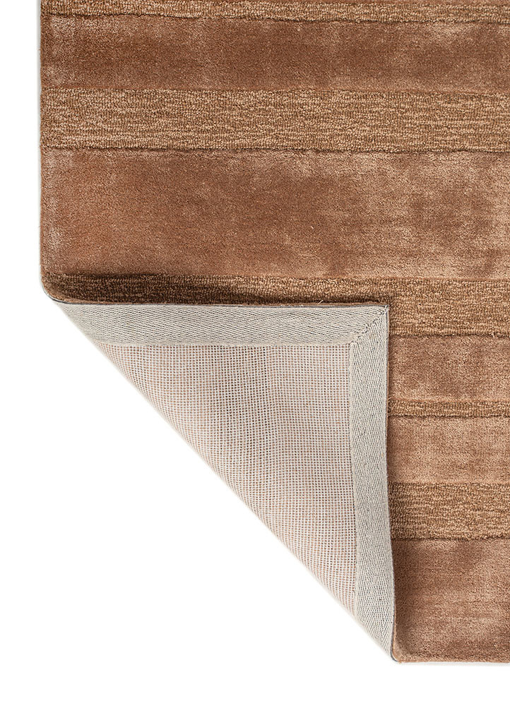 cera red and orange wool and viscose hand tufted Rug - Backing Shot cera red and orange wool and viscose hand tufted Rug - Backing Shot
