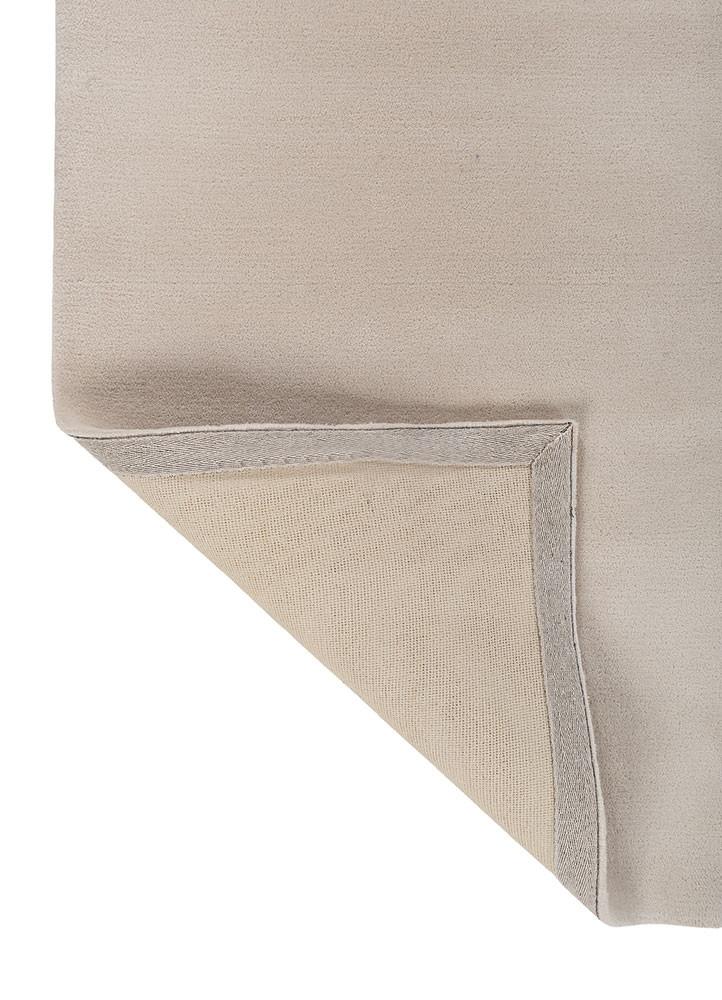 cera ivory wool hand tufted Rug - Backing Shot cera ivory wool hand tufted Rug - Backing Shot