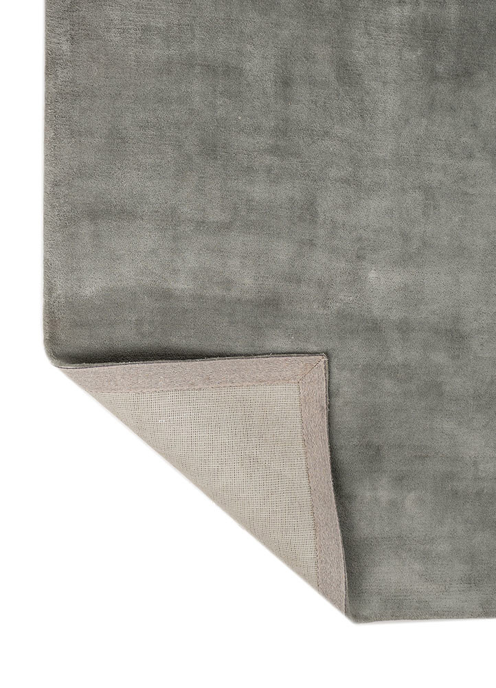 cera blue viscose hand tufted Rug - Backing Shot cera blue viscose hand tufted Rug - Backing Shot