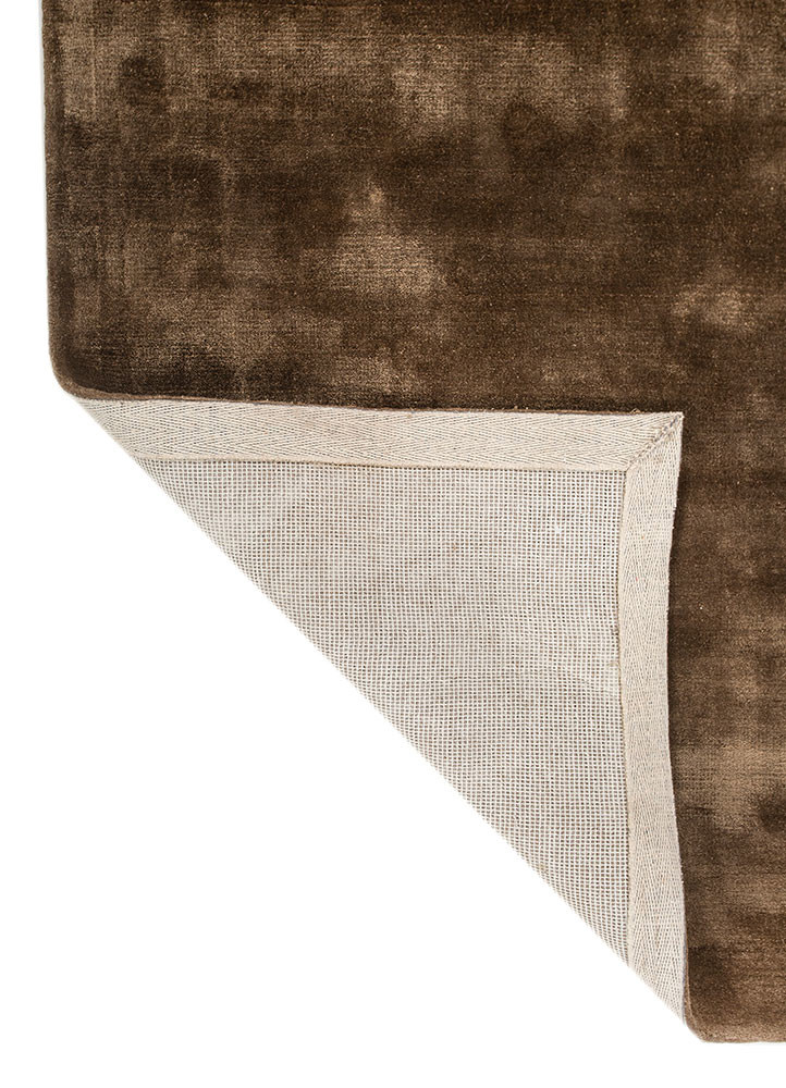 cera beige and brown viscose hand tufted Rug - Backing Shot cera beige and brown viscose hand tufted Rug - Backing Shot