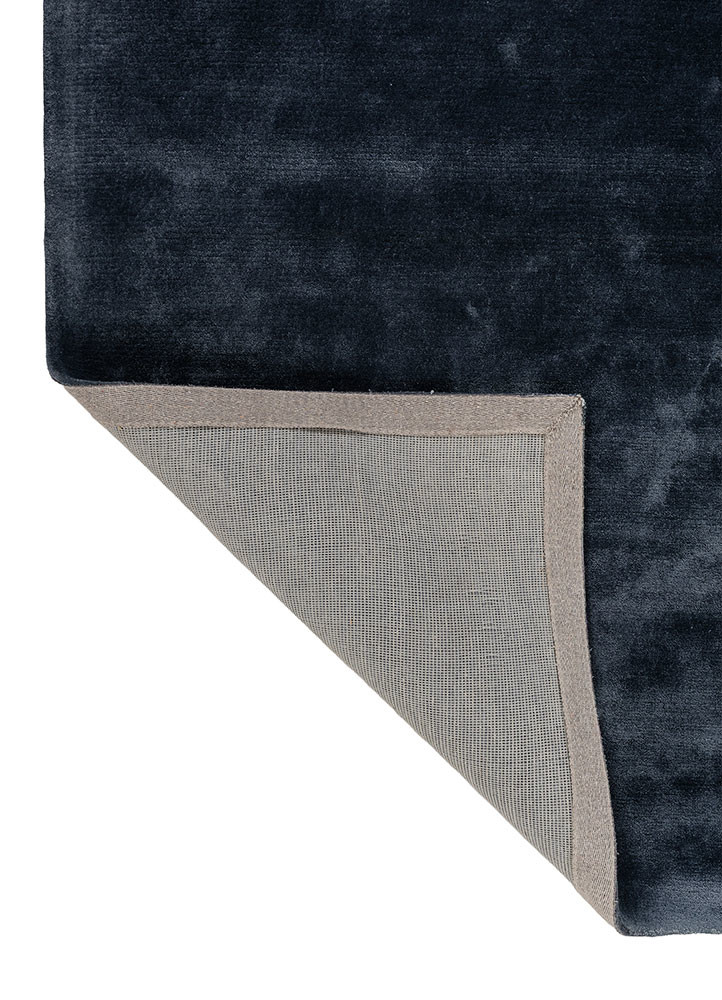 cera blue viscose hand tufted Rug - Backing Shot cera blue viscose hand tufted Rug - Backing Shot