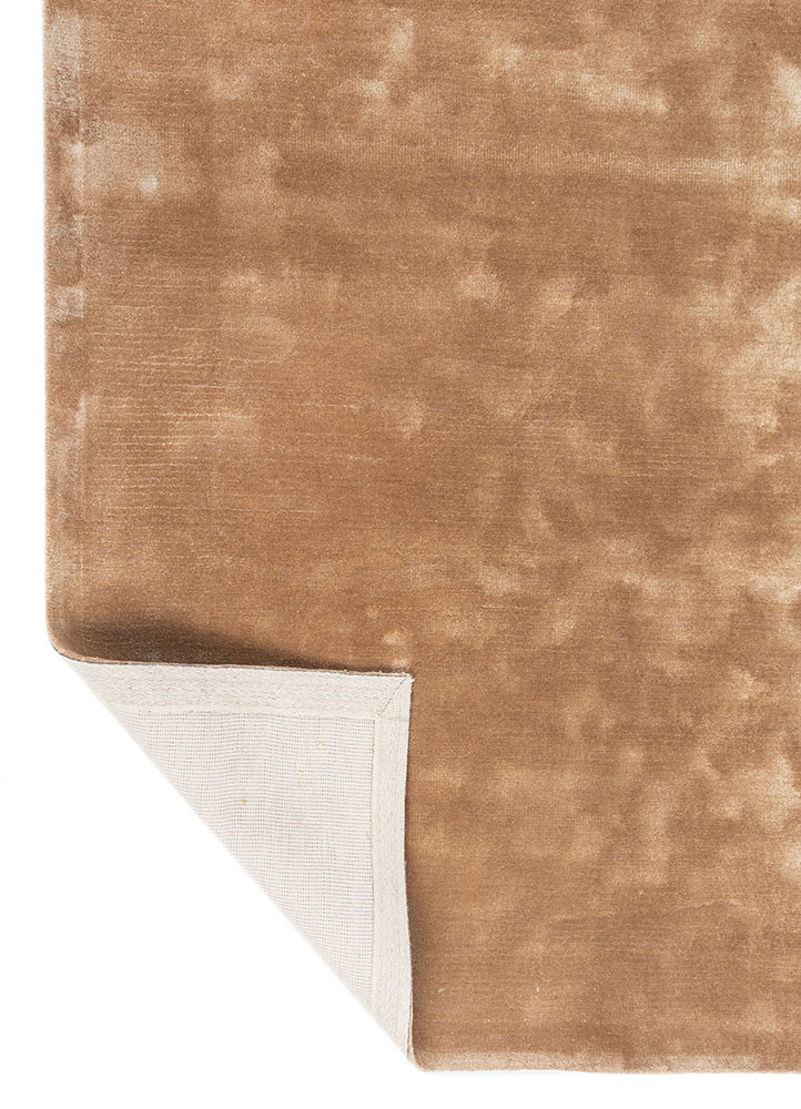 cera beige and brown viscose hand tufted Rug - Backing Shot cera beige and brown viscose hand tufted Rug - Backing Shot