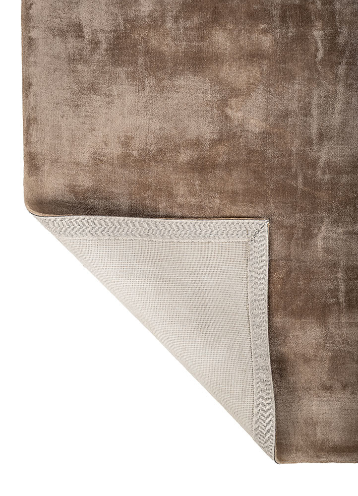 cera beige and brown viscose hand tufted Rug - Backing Shot cera beige and brown viscose hand tufted Rug - Backing Shot