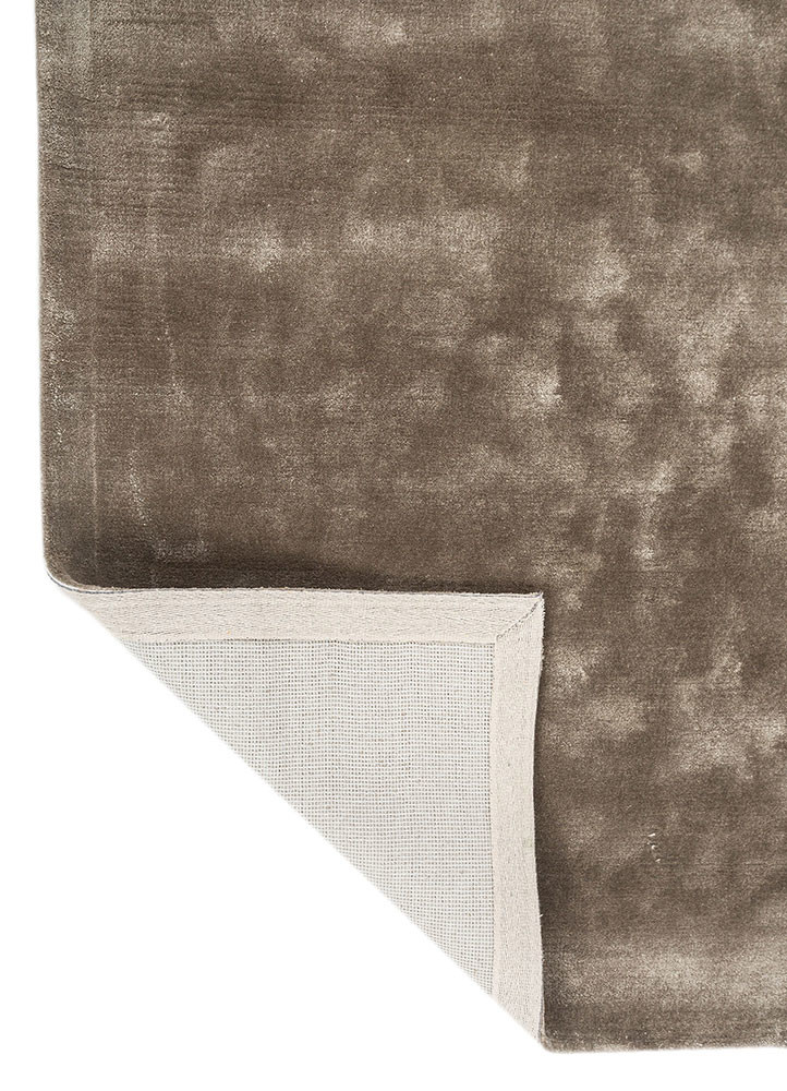 cera green viscose hand tufted Rug - Backing Shot