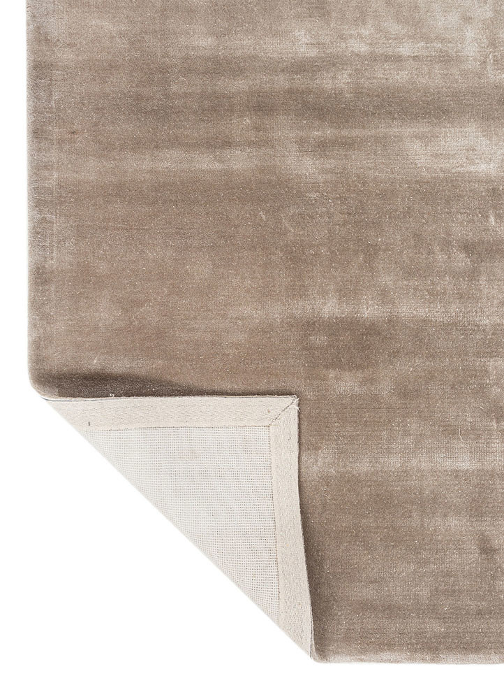 cera blue viscose hand tufted Rug - Backing Shot