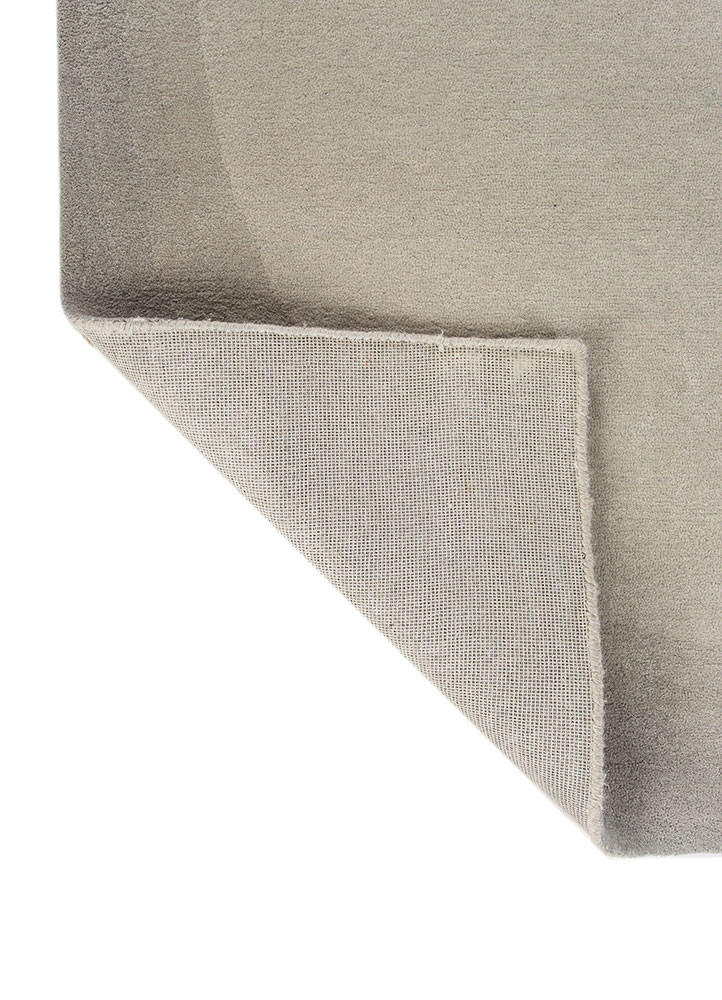chroma grey and black wool hand tufted Rug - Backing Shot chroma grey and black wool hand tufted Rug - Backing Shot