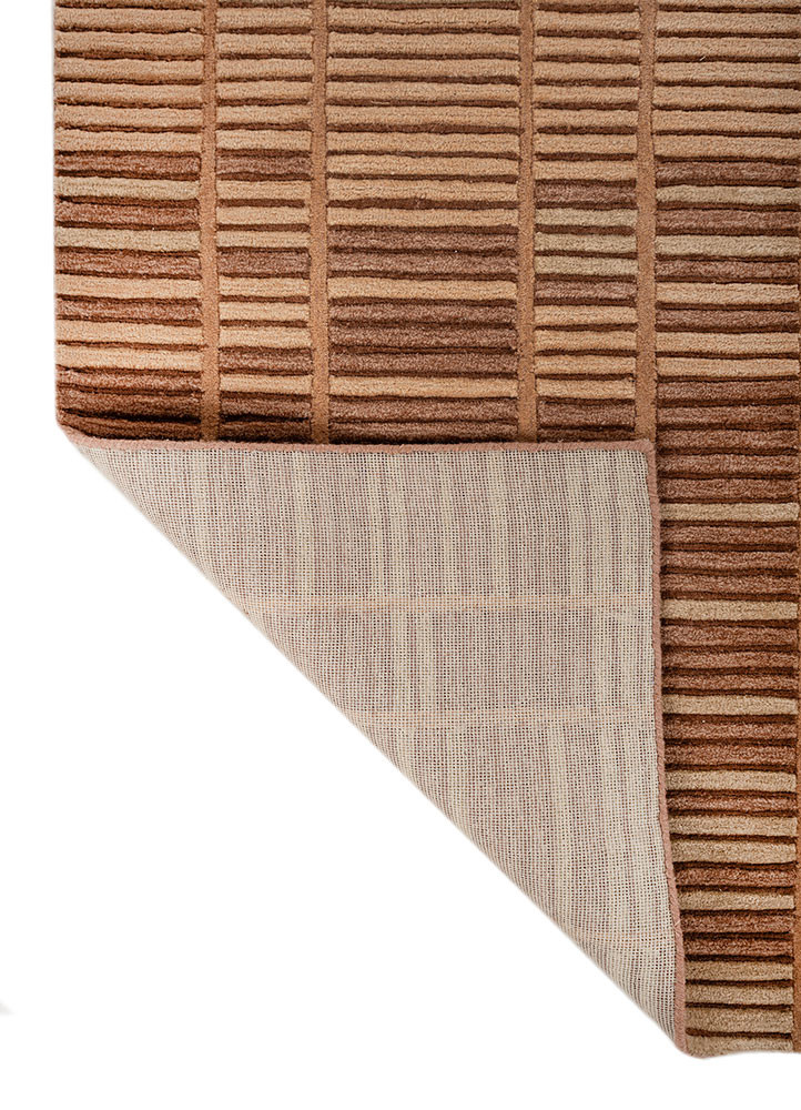 wild wanderlust gold wool hand tufted Rug - Backing Shot wild wanderlust gold wool hand tufted Rug - Backing Shot
