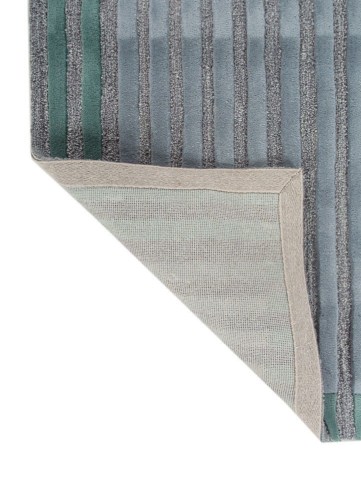 caliedo pink and purple wool and viscose hand tufted Rug - Backing Shot caliedo pink and purple wool and viscose hand tufted Rug - Backing Shot