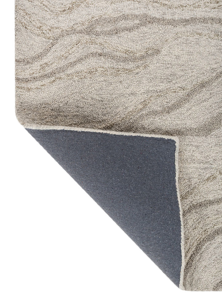 aprezo multi wool hand tufted Rug - Backing Shot