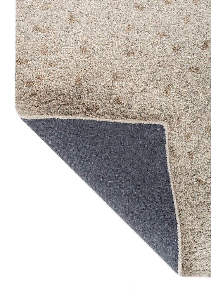 aprezo multi wool and viscose hand tufted Rug - Backing Shot