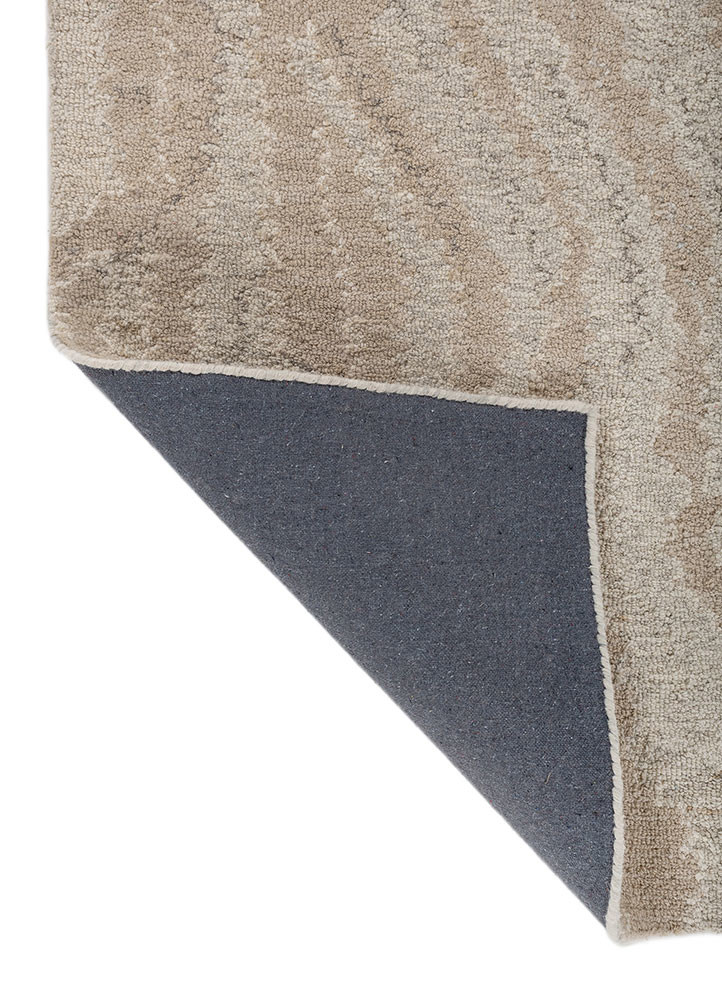 aprezo multi wool hand tufted Rug - Backing Shot
